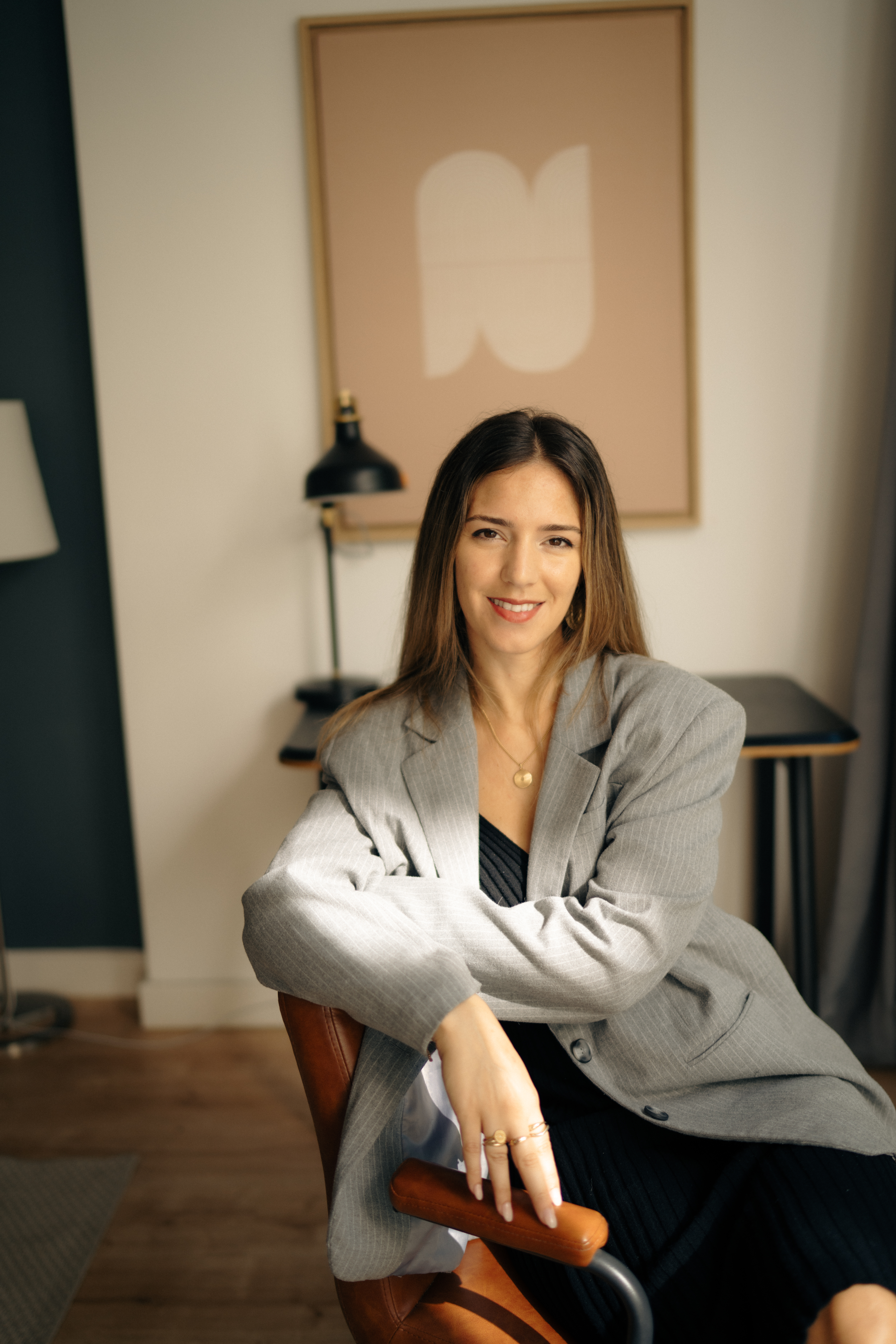 Marie-Lou au travail